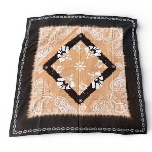 Free People Black and Tan Bandana